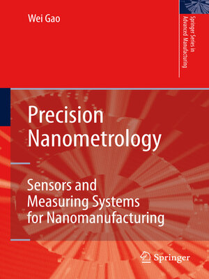 cover image of Precision Nanometrology